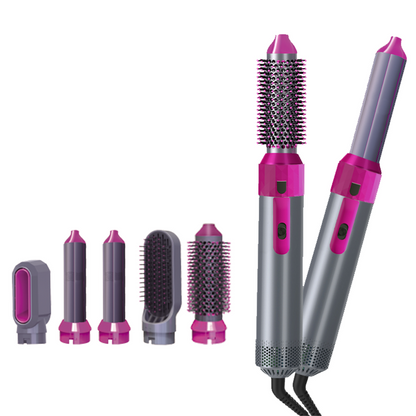 5-in-1 Hot Air Brush – Dry, Style, Curl, Straighten & Volumize